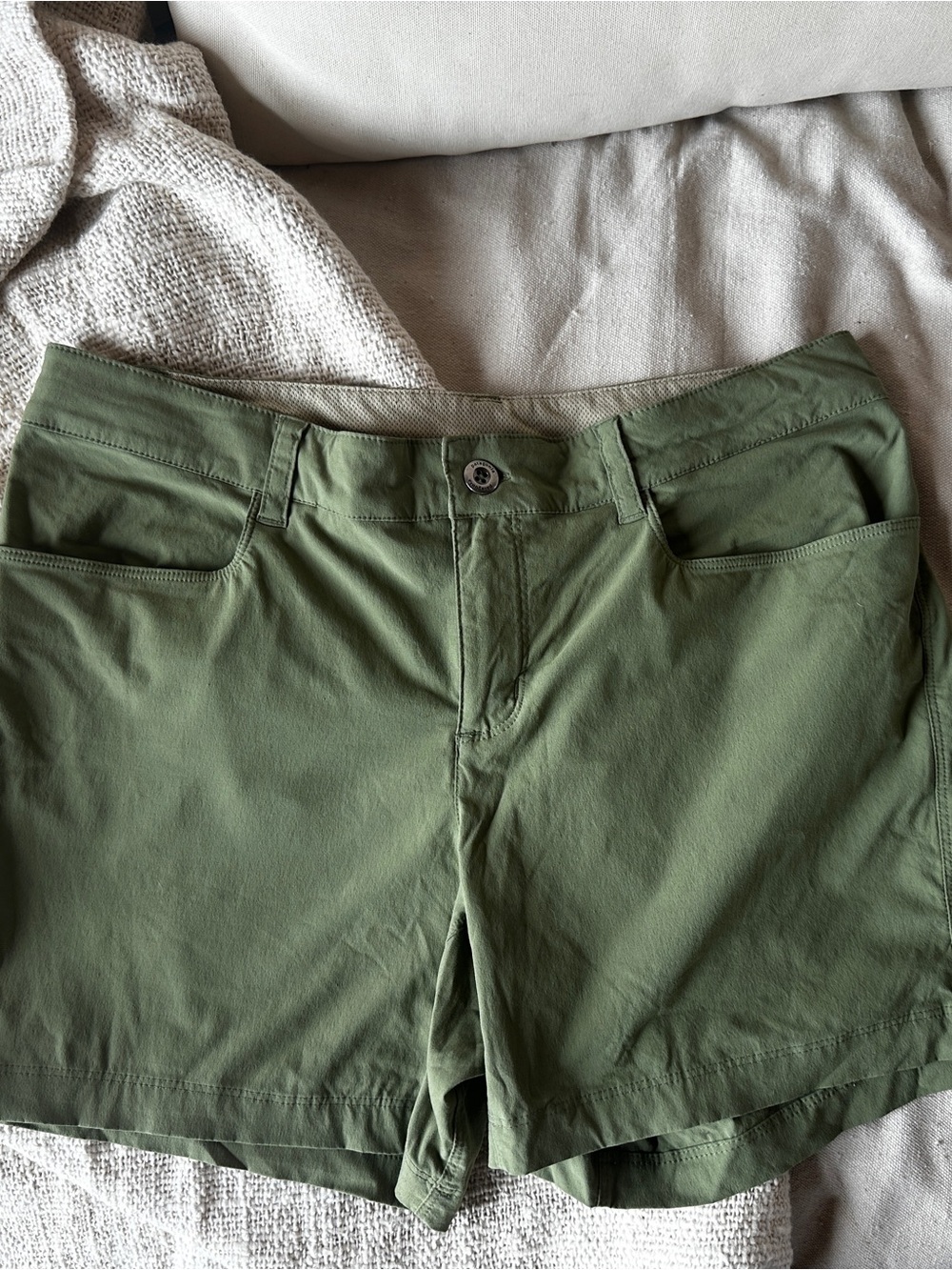 Patagonia Olive Green Women's Athletic Shorts